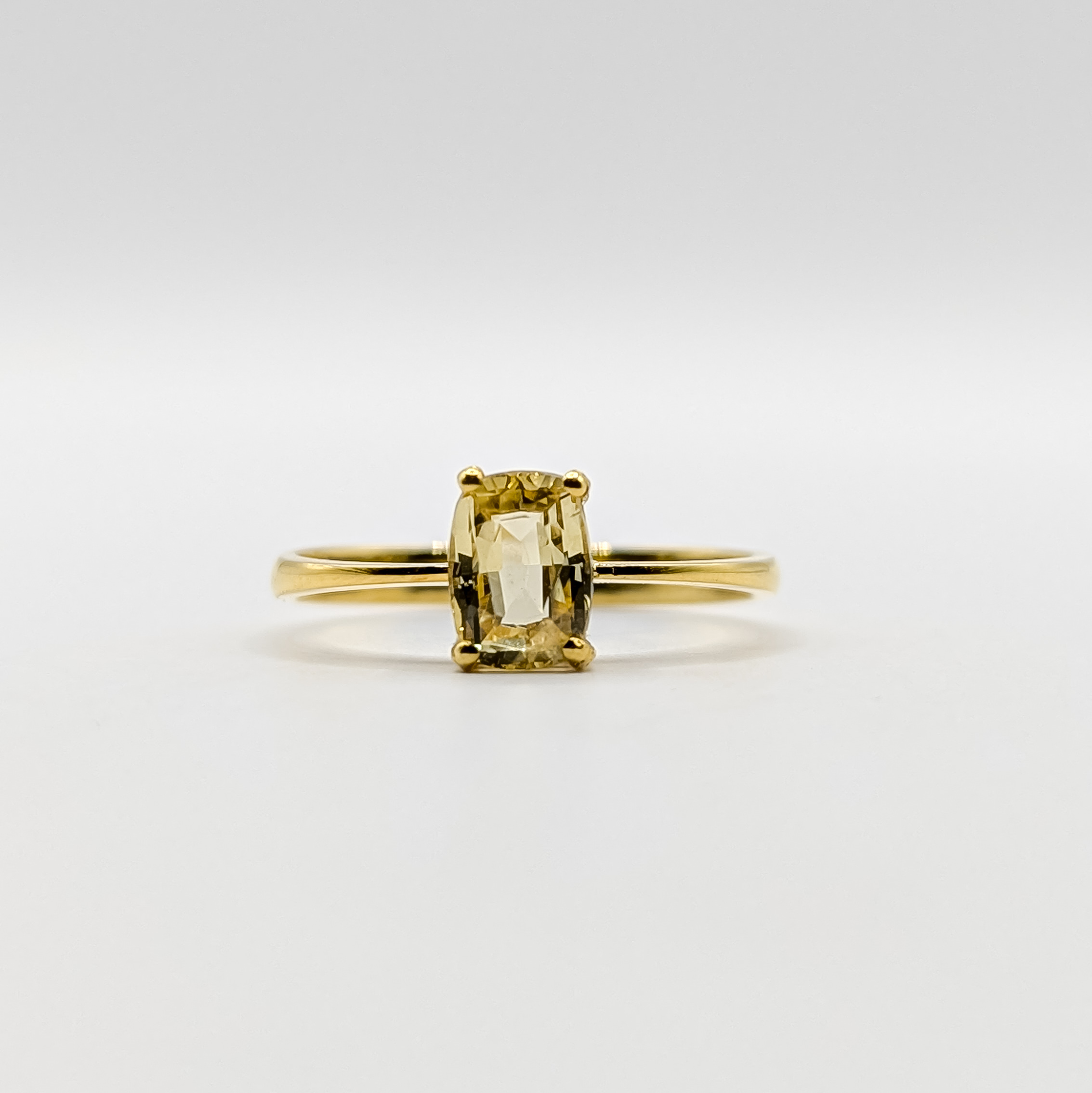 Yellow Sapphire Gold Ring