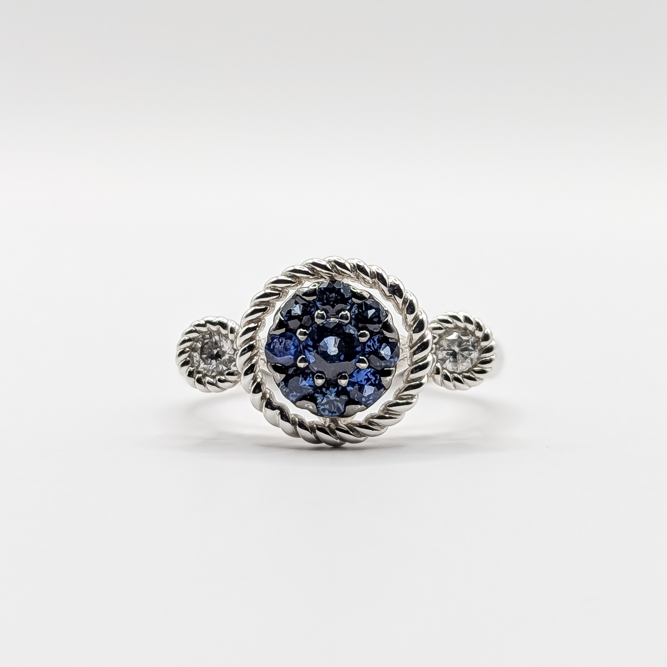 Blue Sapphire Gold Ring