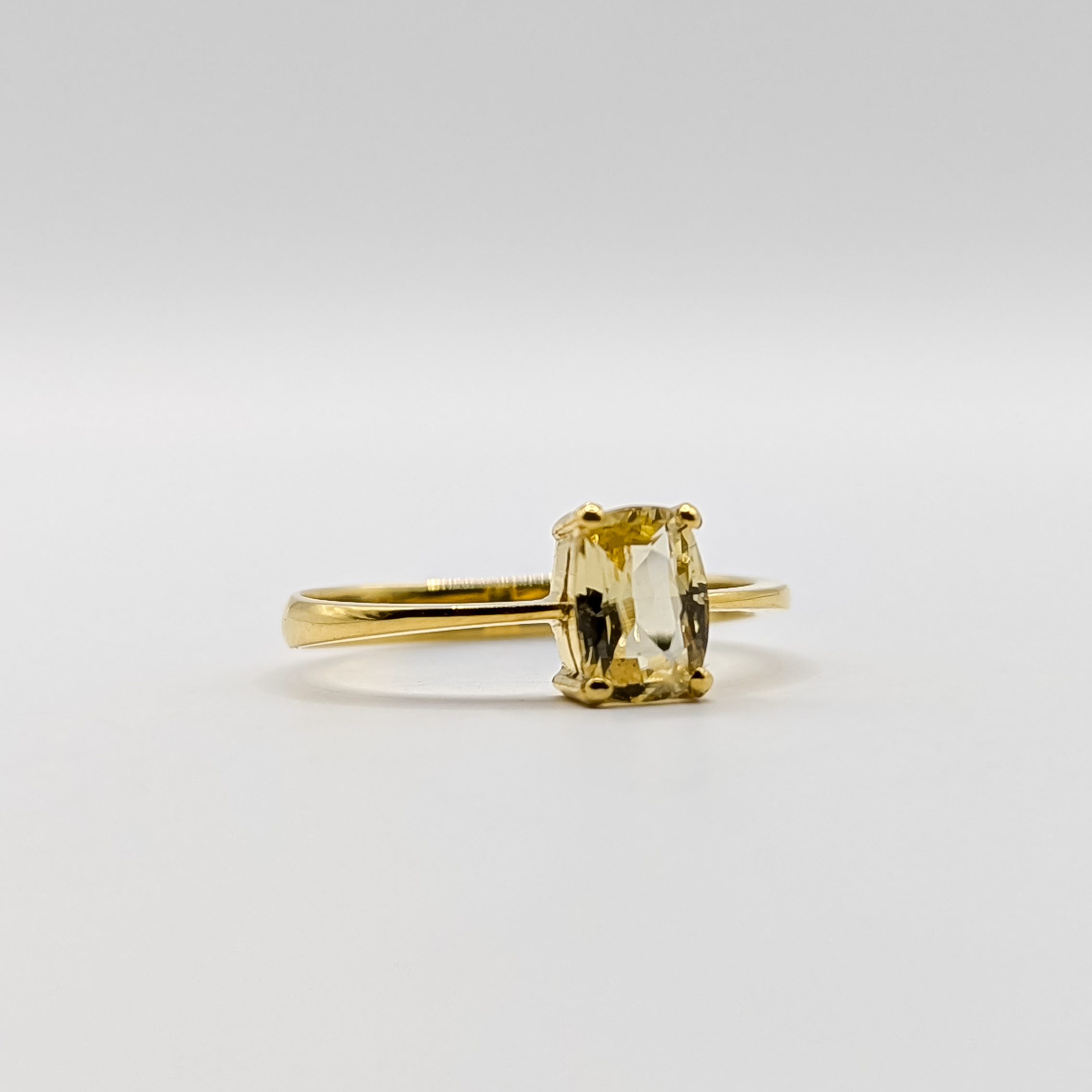 Yellow Sapphire Gold Ring