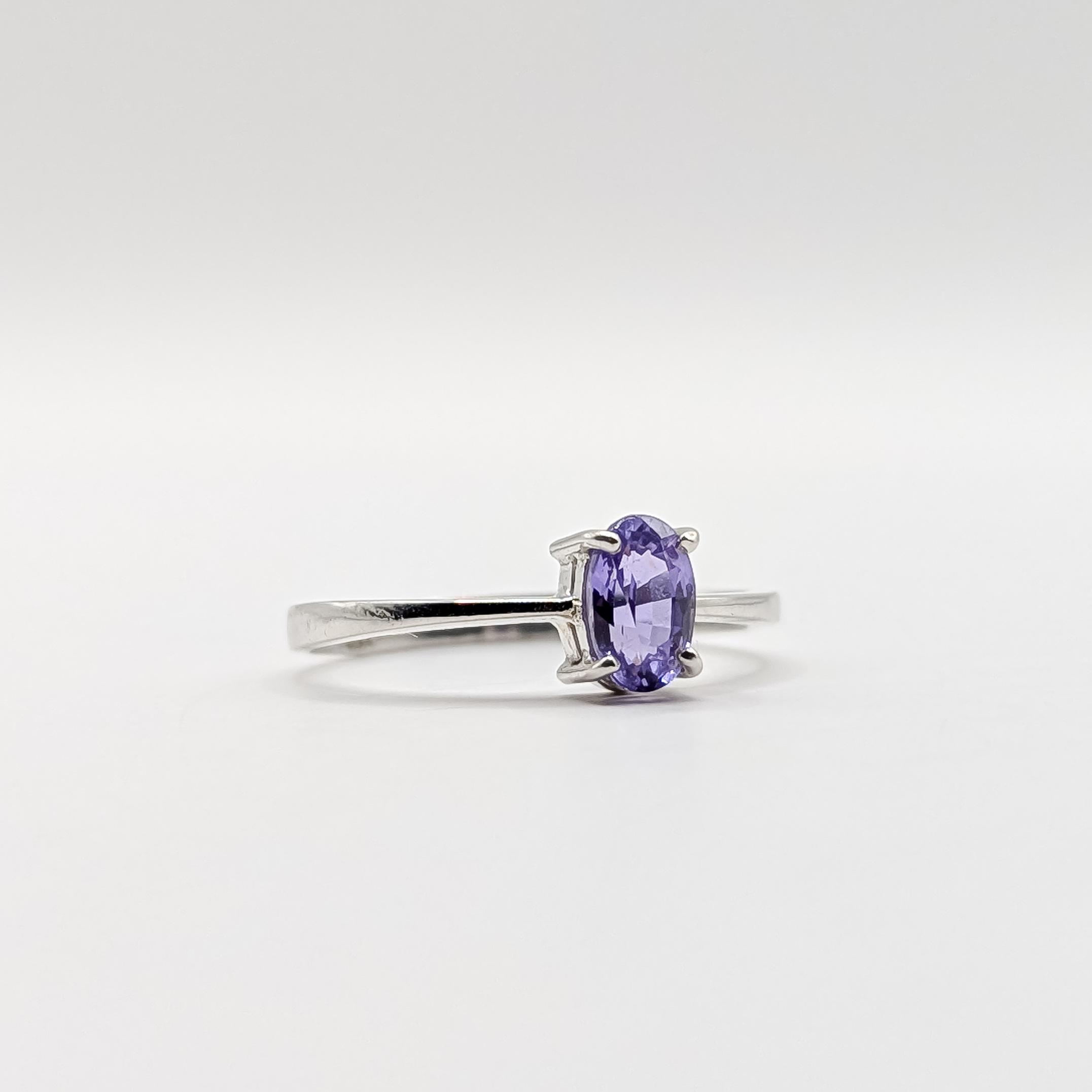 Purple Sapphire Gold Ring